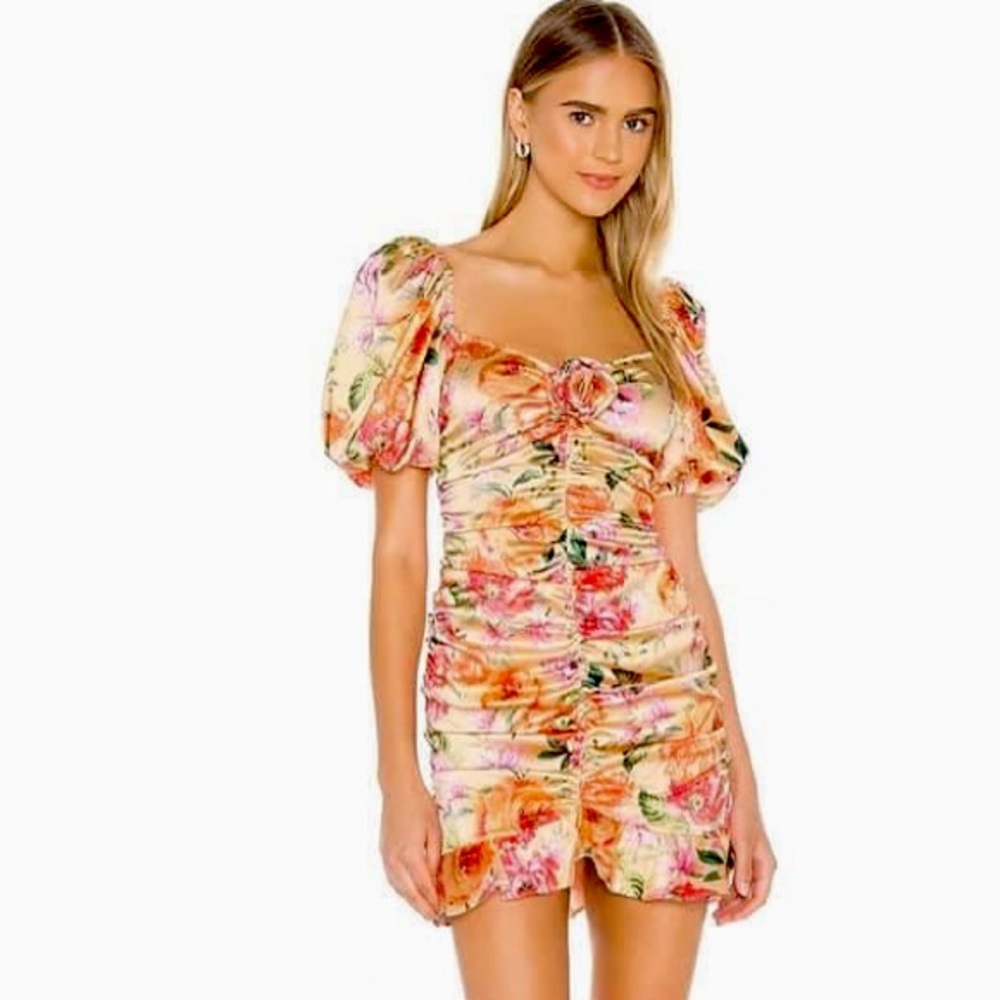 NWT For Love & Lemons Versailles dress small